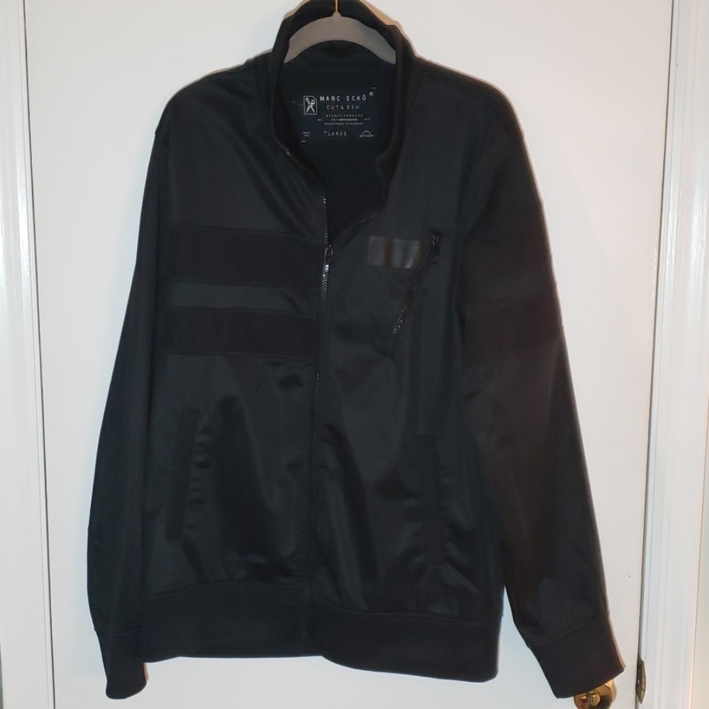 Marc Ecko cut & sew deadly threads coat large mens